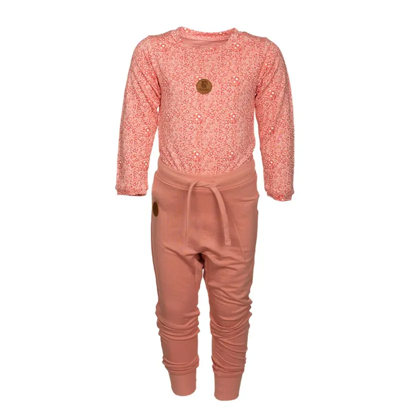 Bruse Bruse Bambus Body & Bukse baby, Gloppen, Mauveglow Flower