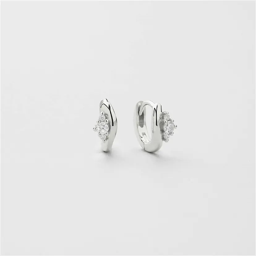 Curve Bling Hoops