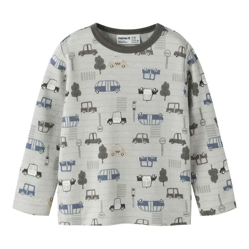 NAME IT Name It - Ulltrøye Willow Mineral Gray