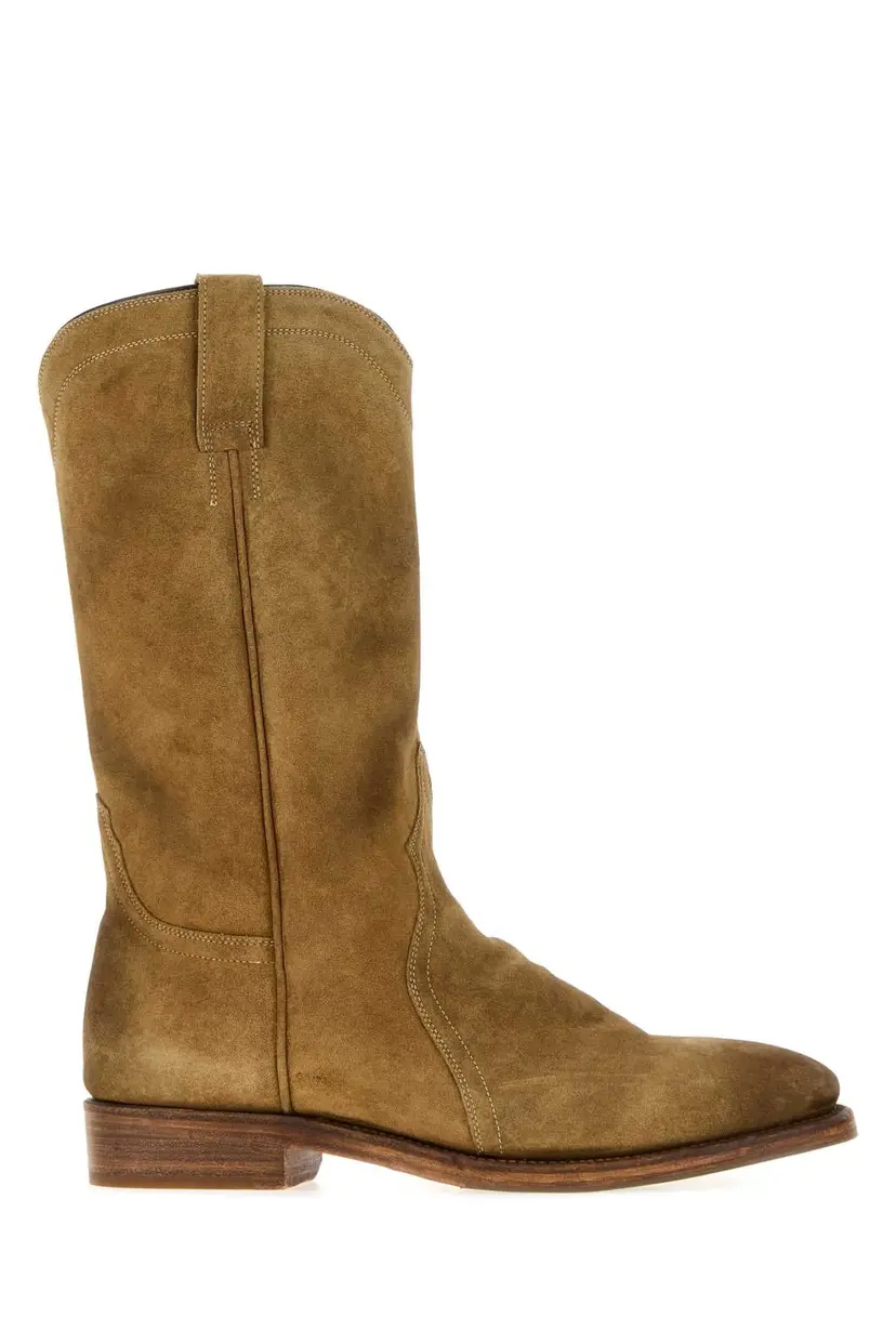 Jil Sander Jil Sander Cowboy/biker støvler – Brun