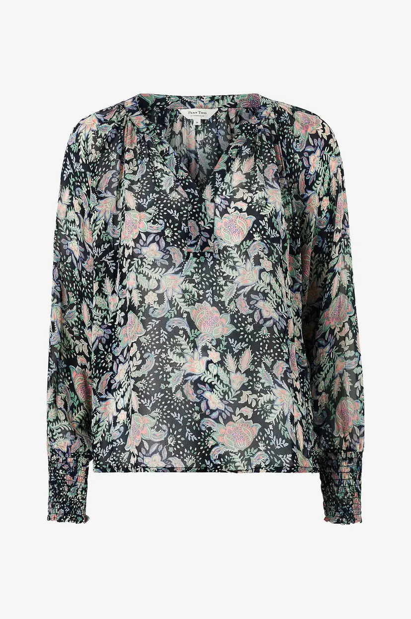 Part Two Bluse KettaPW Bl - Blå