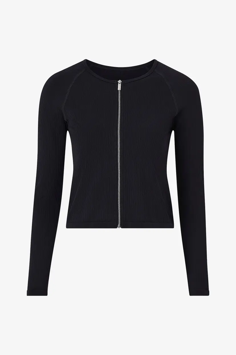 Aim'n Treningstrøye Ribbed Seamless Zip - Svart
