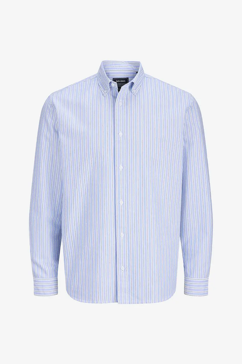 Jack & Jones Skjorte jprBluharvey Oxford L/S - Blå