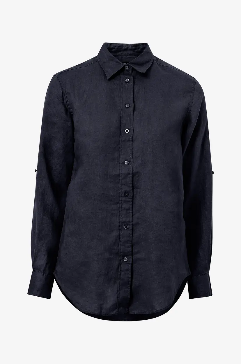 Lauren Ralph Lauren Skjorte Karrie Long Sleeve Shirt - Blå