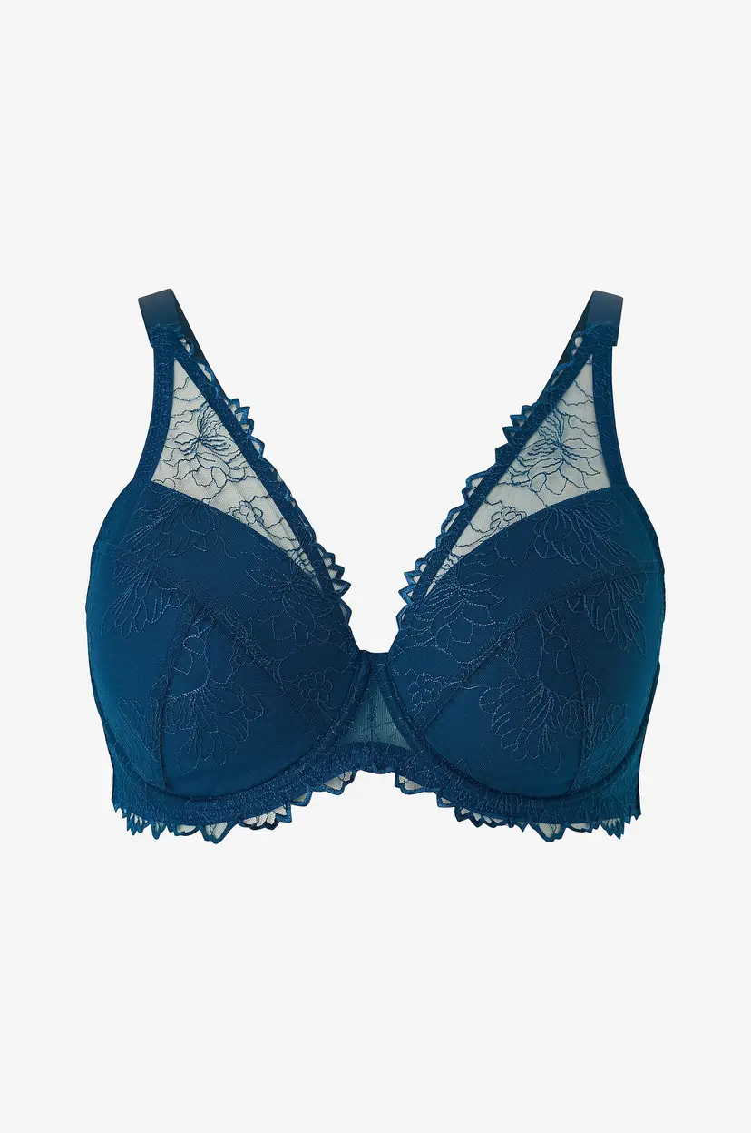 Zizzi Spile-BH Lemma Padded Bra - Blå