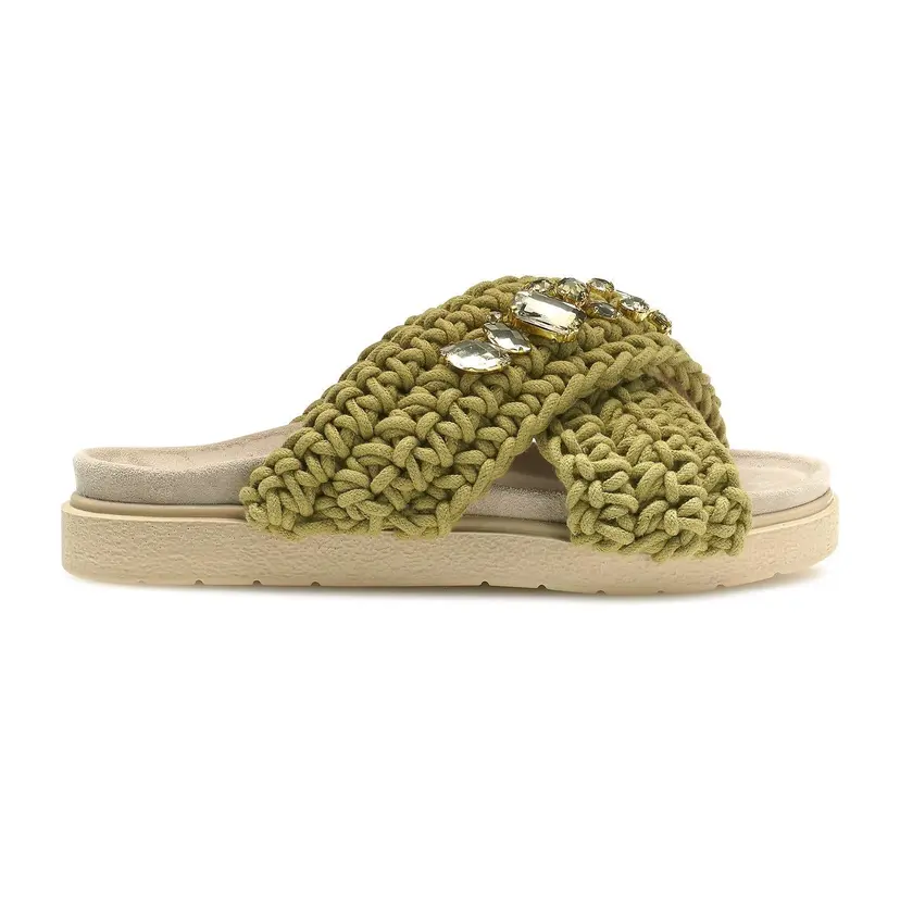 Inuikii Slipper Woven Stone