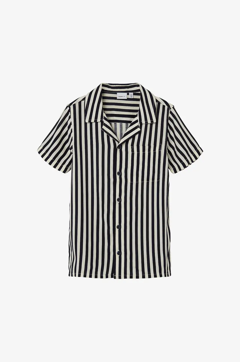 NAME IT Skjorter nkmFerane SS Shirt Box - Blå