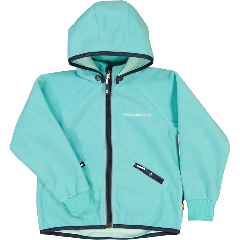 Geggamoja Vindfleecejacka Mint - 98/104