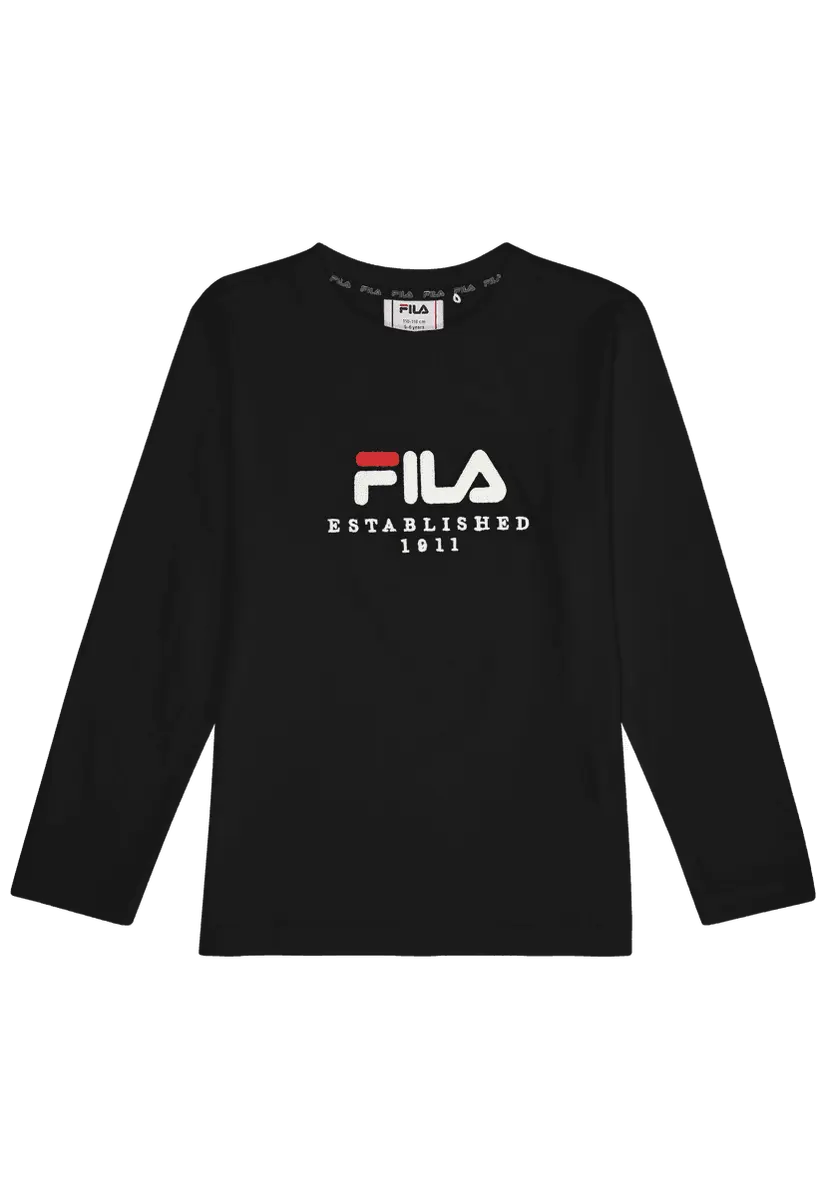 Fila Fila Benna Regular Langermet T-Skjorte Black (98/104)