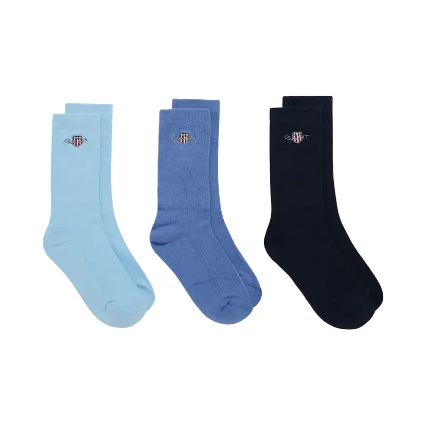 GANT Gant - Sokker 3-pk Shield Evening Blue