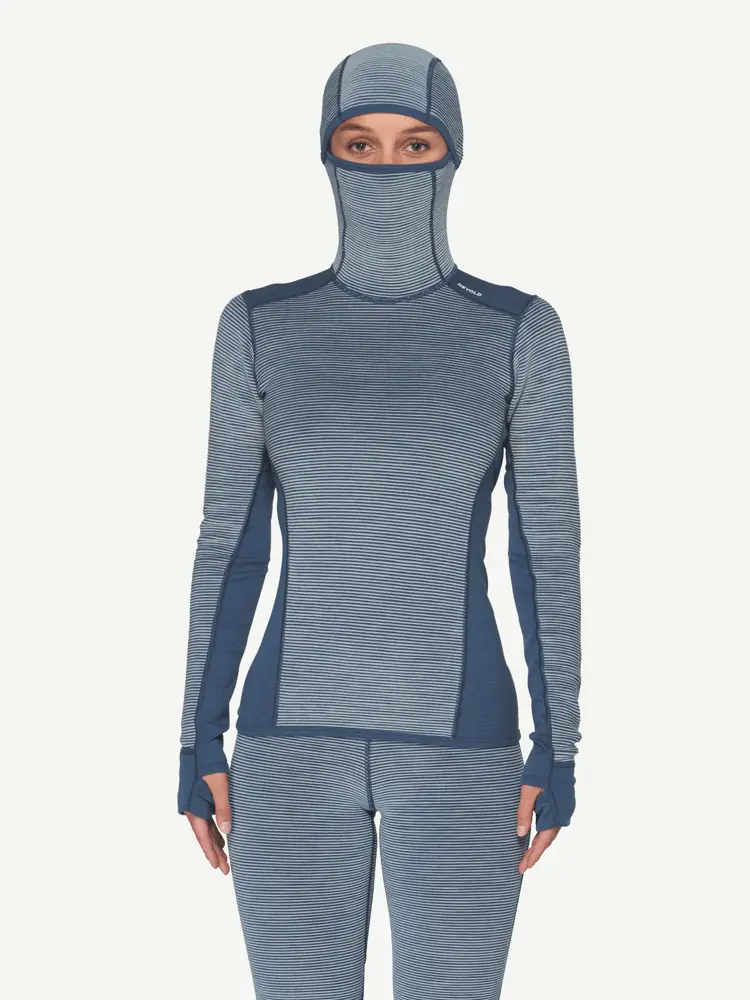 Devold Devold - Reverso Merino Hoodie Dame - Large - Blå