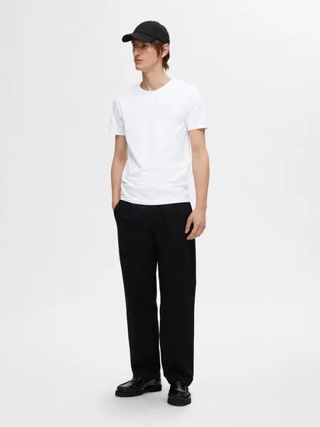 SELECTED Slhroland Ss O-Neck Tee 3-Pack Noos