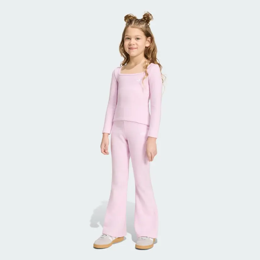 Adidas LONGSLEEVE LEGGINGS WINTERIZED RIB SETT