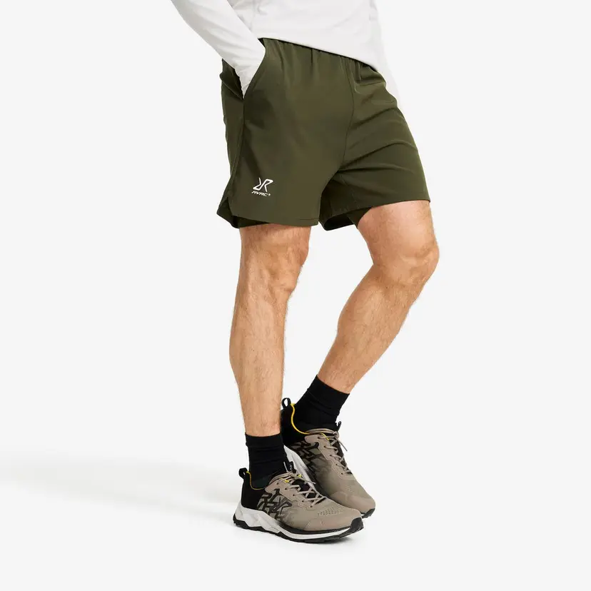 RevolutionRace Rise 2-in-1 Shorts Herre Forest Night