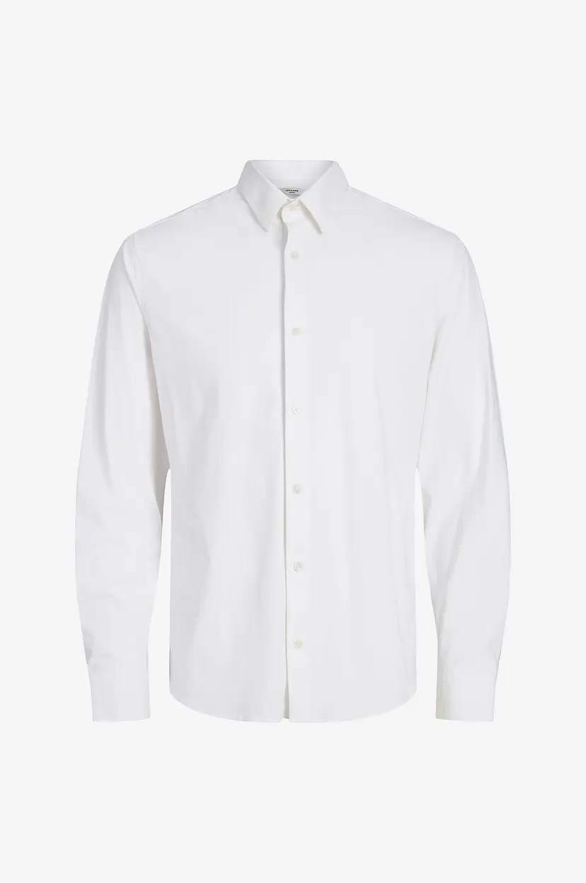 Jack & Jones Plus Skjorte jprBlaactive Stretch Shirt L/S PS - Hvit