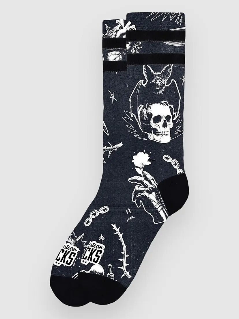 American Socks American Socks Dark Fantasy Socks svart