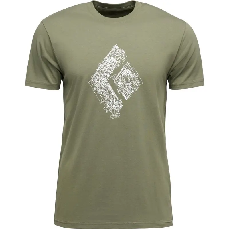 Black Diamond Black Diamond M Engineered Diamond Ss Tee Tundra