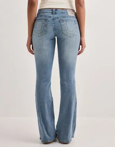 True Religion True Religion - Blå - Ultra Low Rise Flare