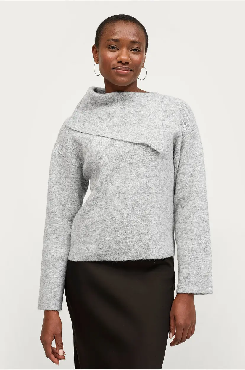 Ellos Collection Genser Sweater Denita - Grå