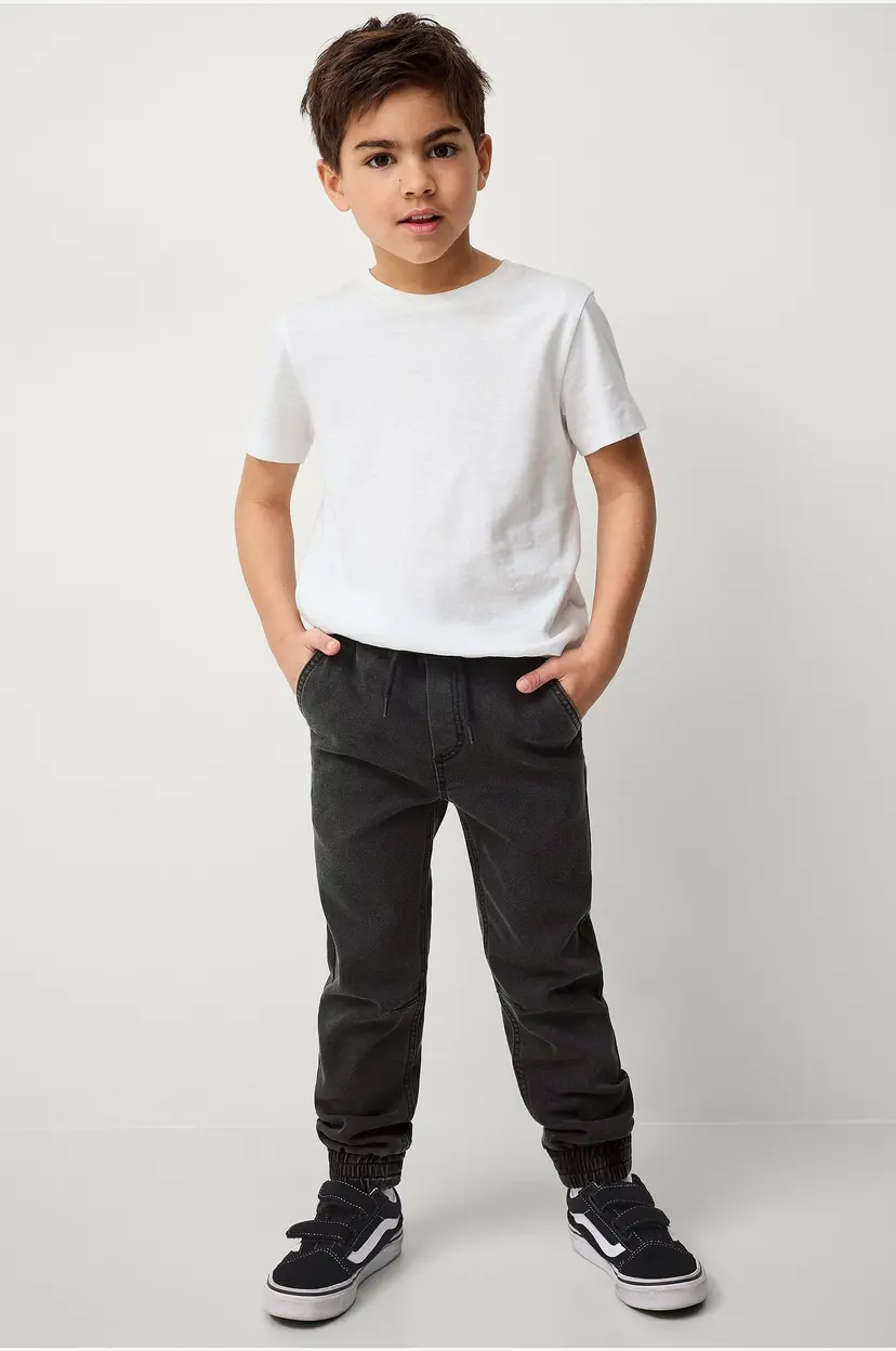 Ellos Collection Joggebukse i denimer Ben - Svart