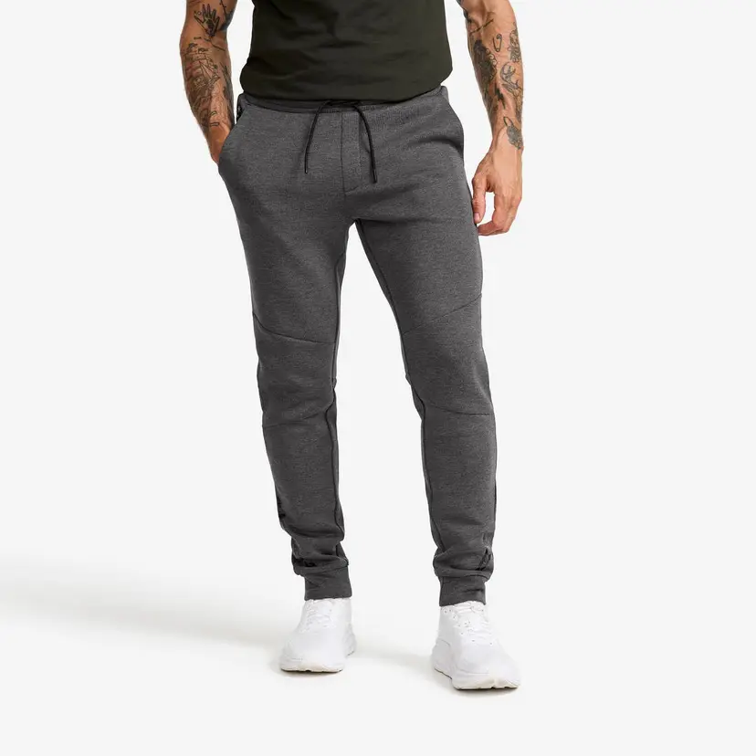 RevolutionRace Street Scuba Sweatpants Herre Dark Grey Melange