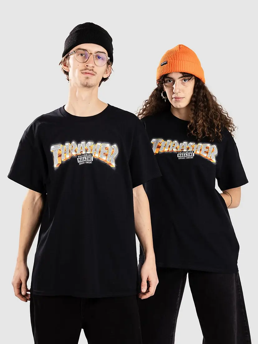 Thrasher Thrasher Explicit T-skjorte svart