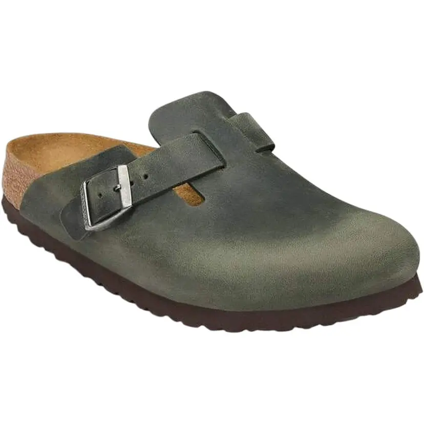 Birkenstock Birkenstock Boston Natural Leather Oiled Regular Thyme