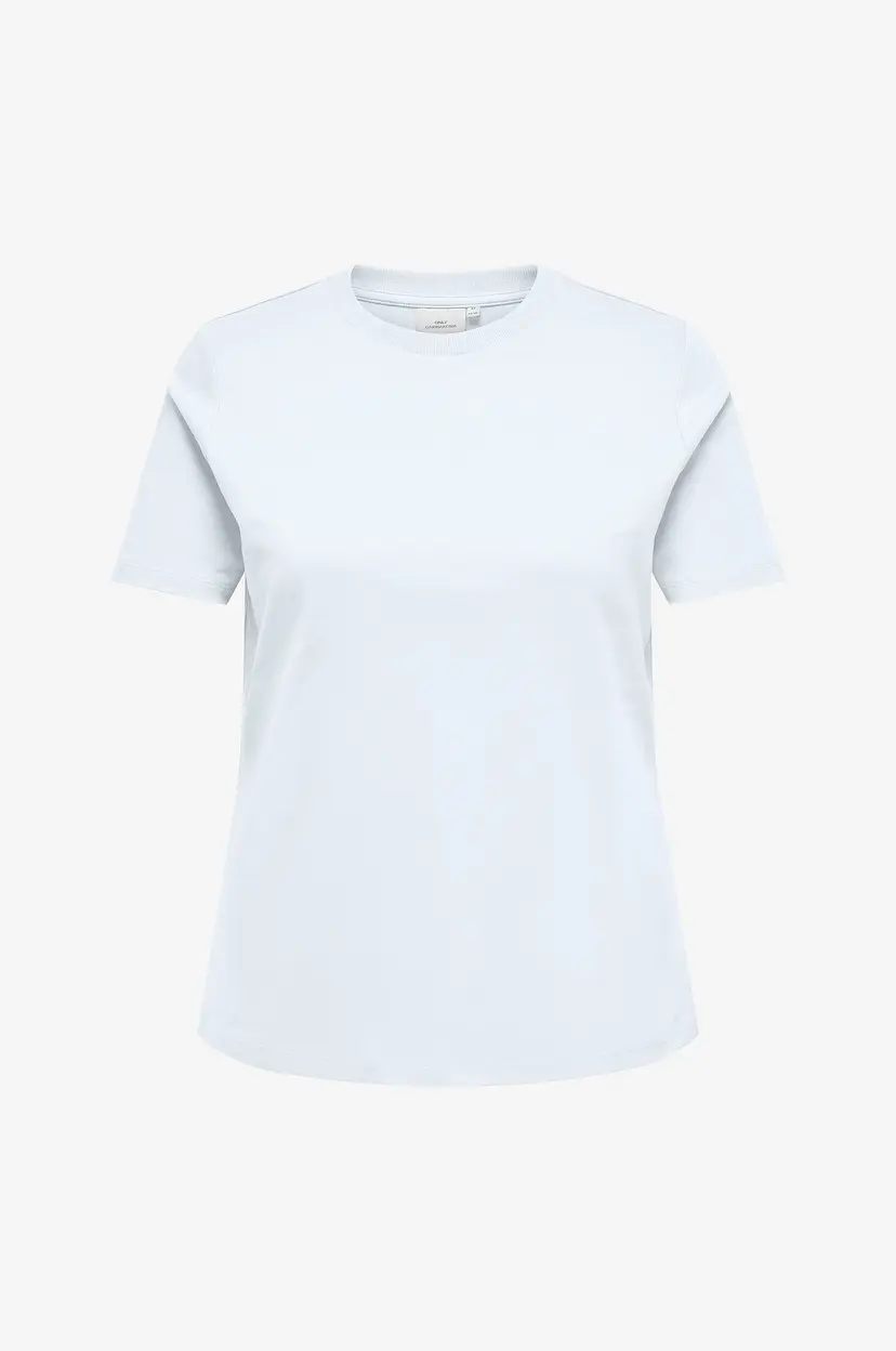 Only Carmakoma T-skjorte carJen Life SS Jeans Tee Jrs - Hvit