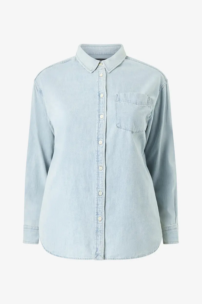 Lauren Ralph Lauren Curve Denimskjorte 2x1 Denim - Blå