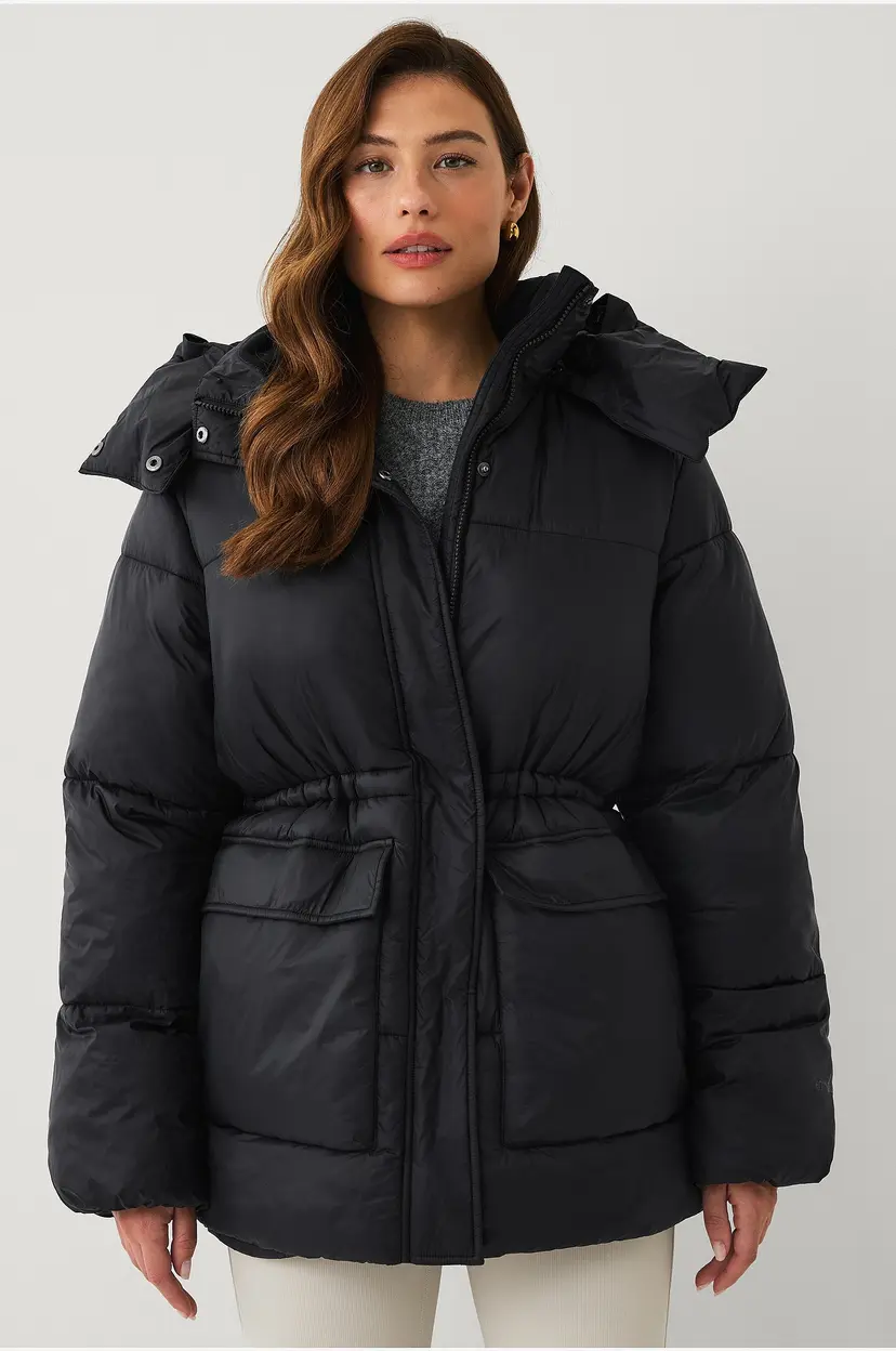Áhkká Pufferjakke WR Warm Padded  Puffer Jacket - Svart