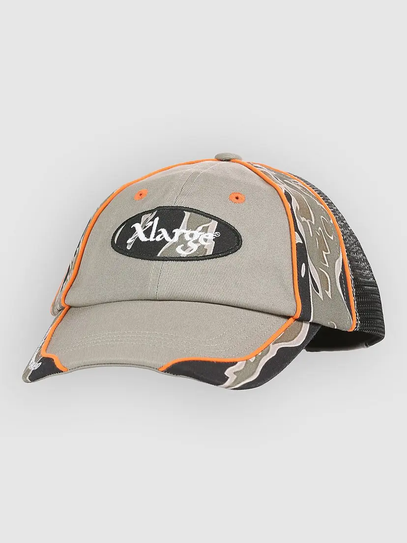 XLARGE XLARGE Red Head Hybrid 6Panel Caps grå