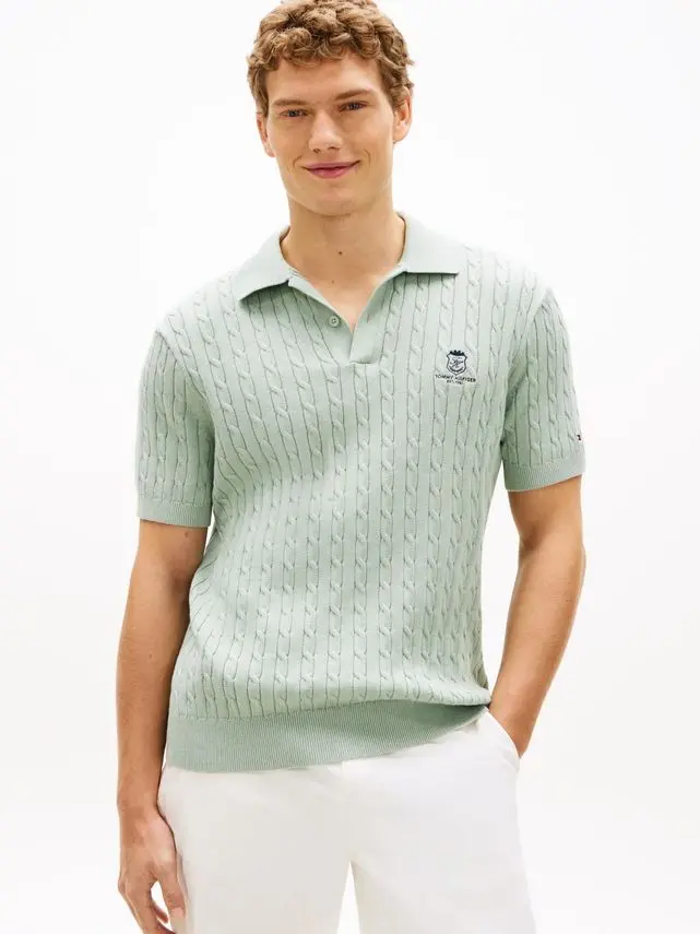 Tommy Hilfiger CABLE SHORT SLEEVE POLO