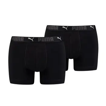Puma Puma 2P Sport Cotton Boxers Svart bomull Small Herre