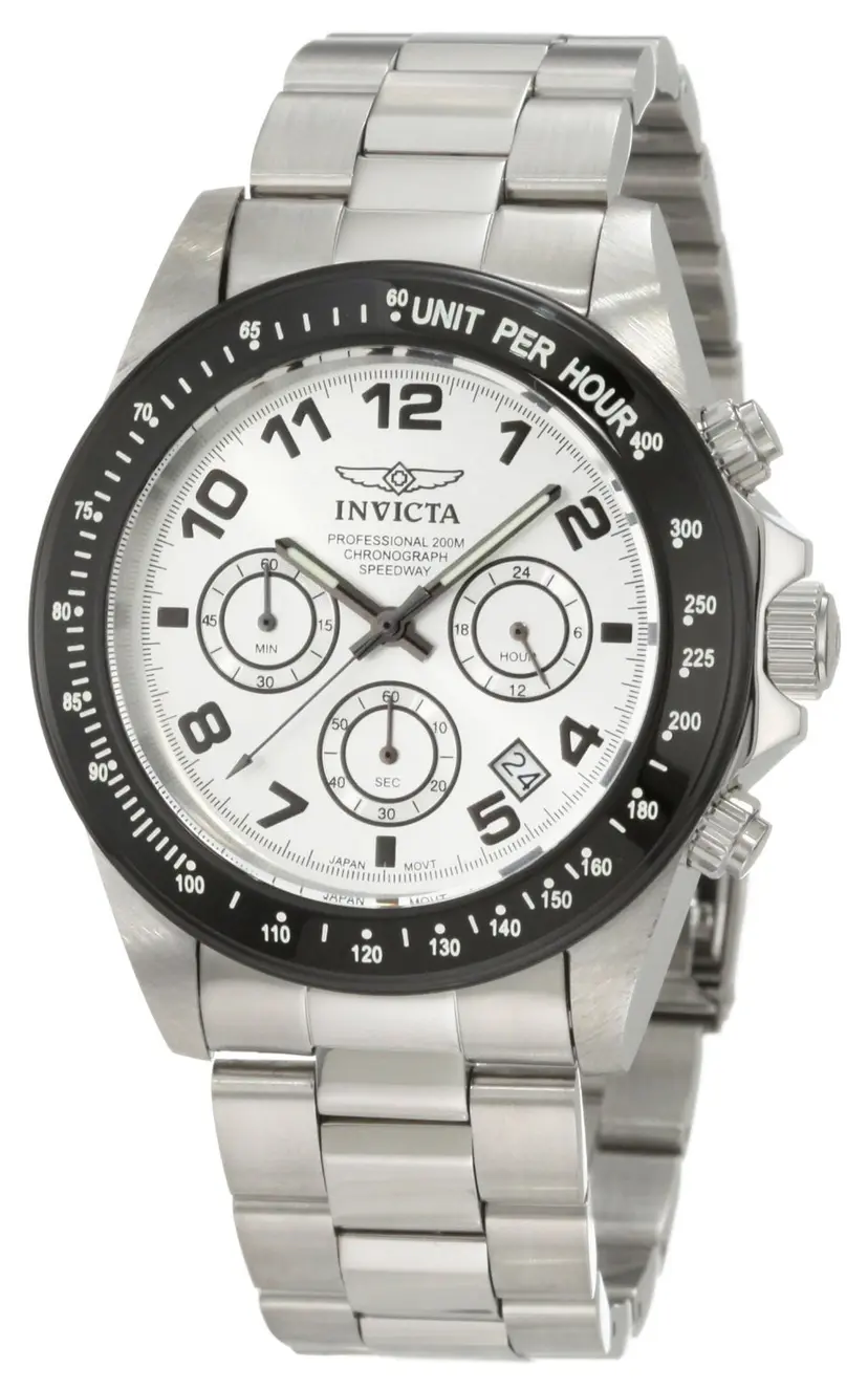 Invicta Invicta Herreklokke 10702 Speedway Sølvfarget/Stål Ø43 mm