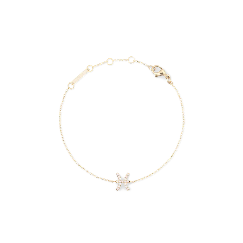 Daniel Wellington Gold Bracelet Crystal Zodiac Chain | DW