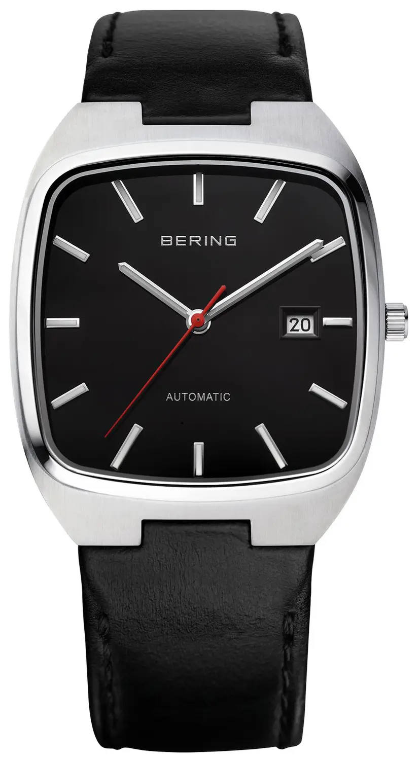 BERING Bering Herreklokke 13538-402 Automatic Sort/Lær