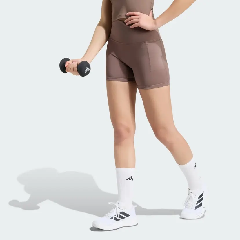 Adidas 3 Stripes Studio All Me Booty Short Tights