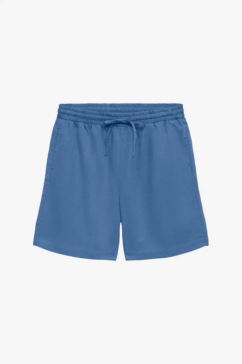 Vero Moda Shorts vmBree HR Loose Bermuda Tencel Shor - Blå