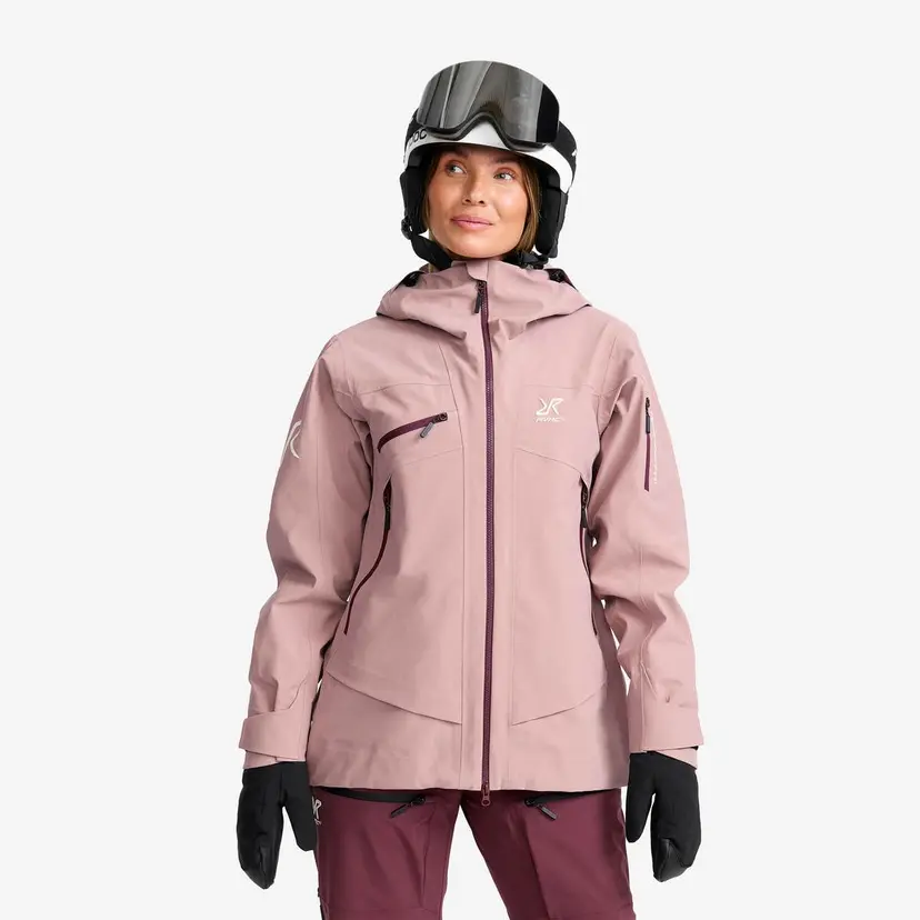 RevolutionRace Atlas 3L Ski Jacket Dame Dusty Mauve