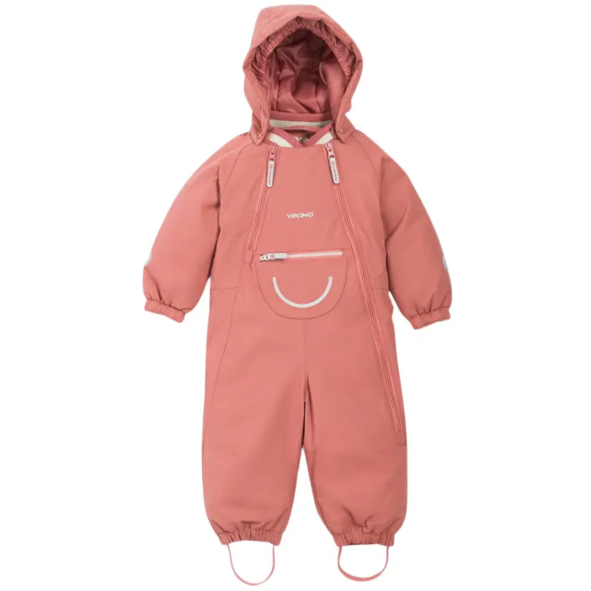 Viking Viking Alv Winter Playsuit Kids Pink