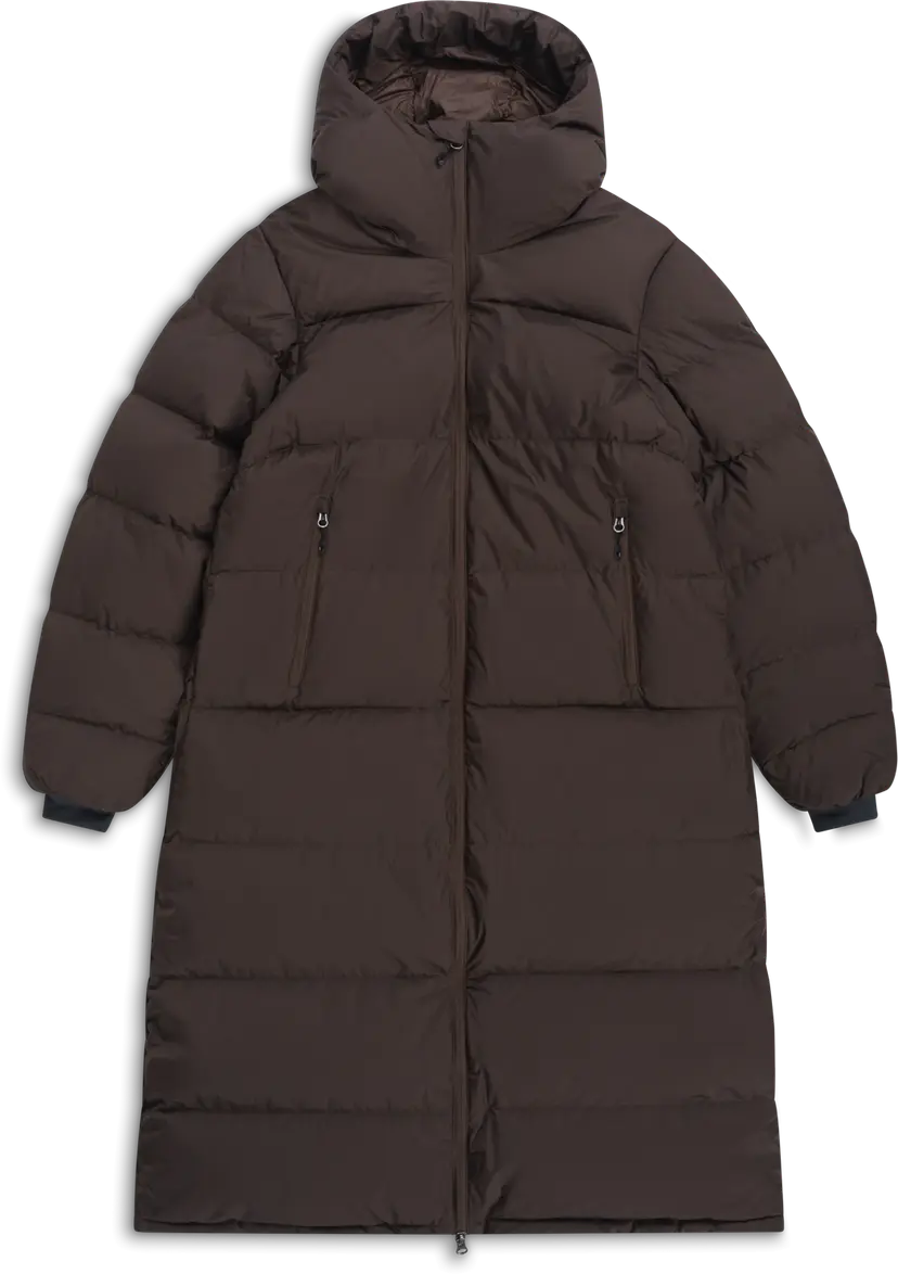 Bergans Bergans Women's Urban Down Long Coat Dark Chocolate