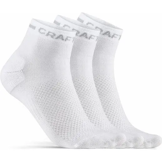 Craft Craft Core Dry Mid Sock 3-Pack White