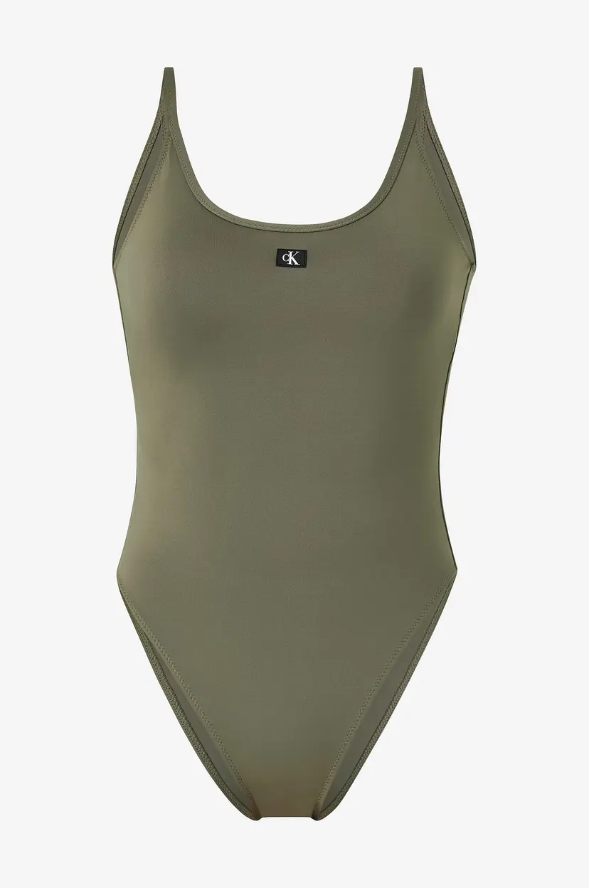 Calvin Klein Underwear Badedrakt Scoop One Piece - Grønn