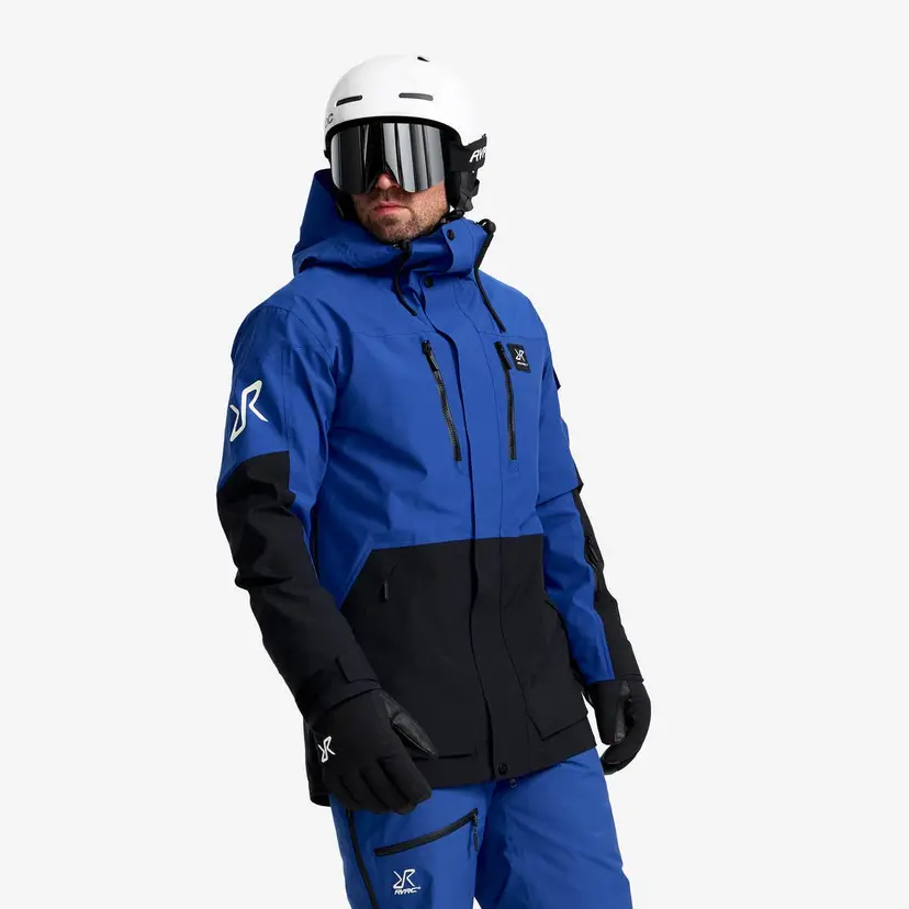RevolutionRace AccXel 2L Ski Jacket Herre Surf the Web/Black