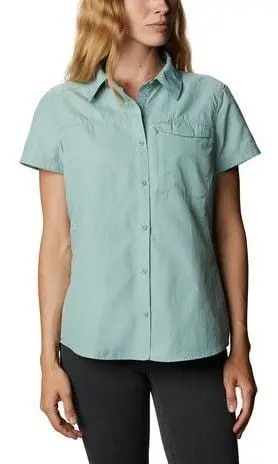 Columbia Columbia W's Silver Ridge 2.0 Short Sleeve Aqua Tone