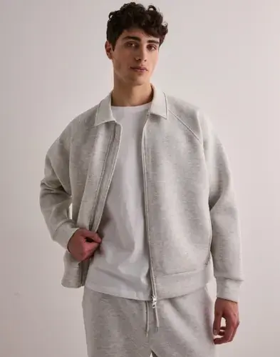 Jack & Jones Jack & Jones Jcodynamic Sweat Zip High Neck Gensere med glidelås Grå