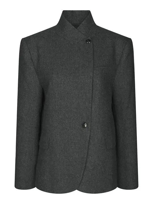 Neo Noir Neo Noir - Nerine Structure Twill Blazer - Antracit