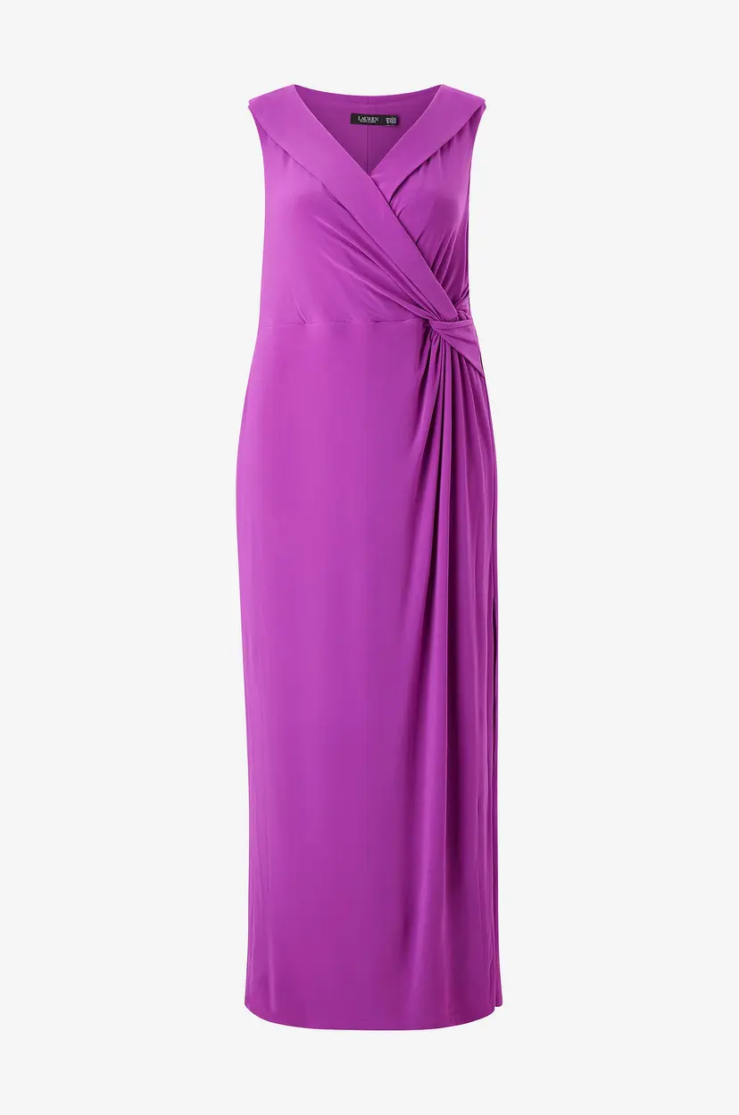 Lauren Ralph Lauren Curve Maxikjole Gown - Lilla