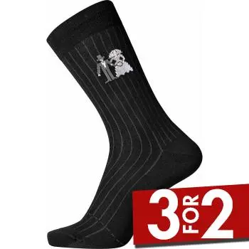 Egtved Egtved Strømper Cotton Wedding Sock Svart Str 40/45 Herre