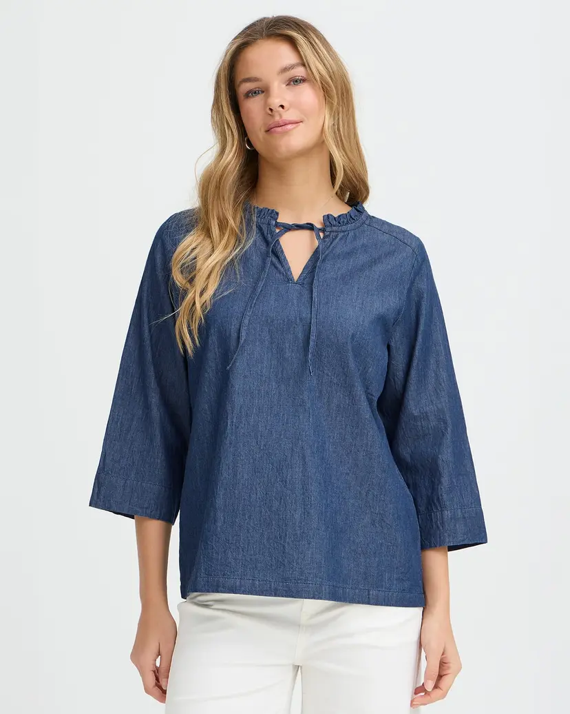 Fransa Bluse Larissa Denim